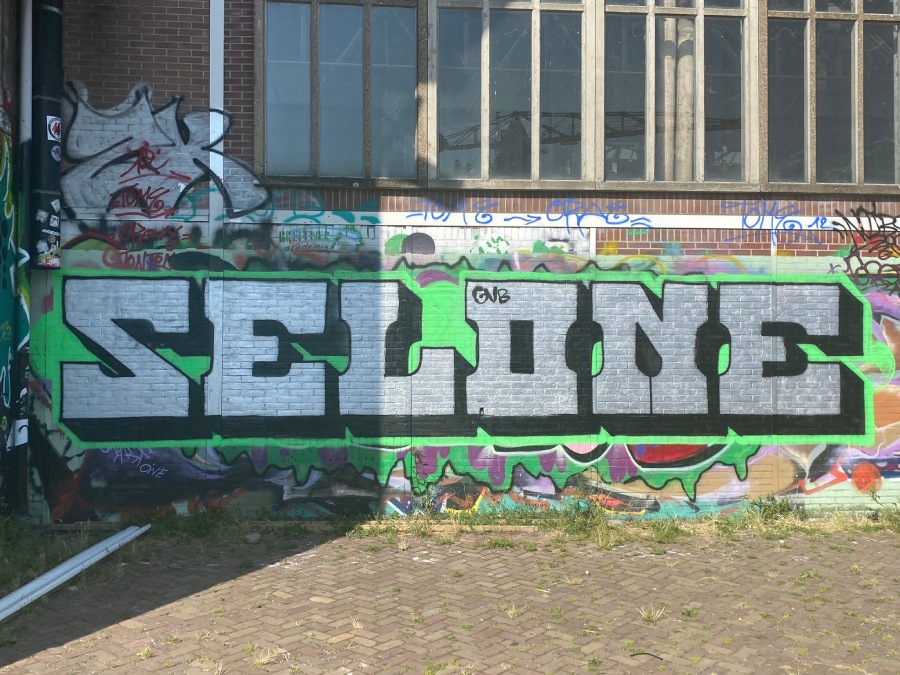 sel one, amsterdam, graffiti, ndsm